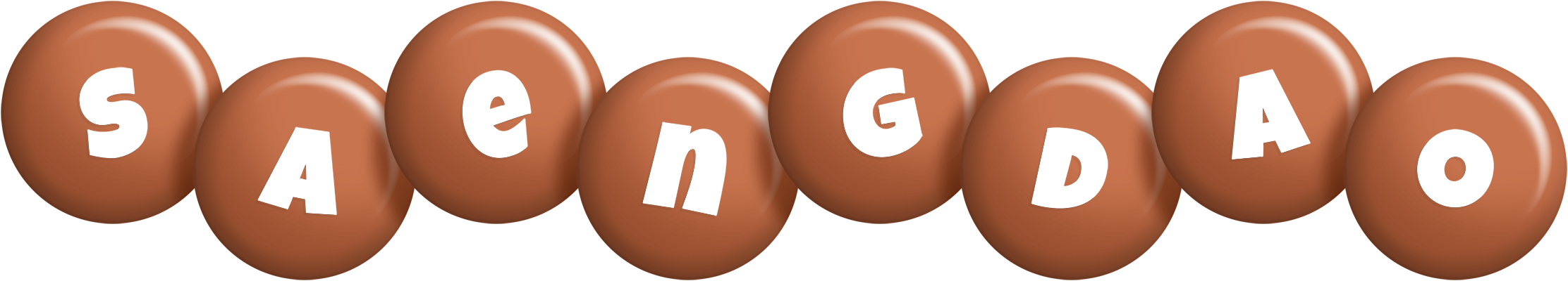 Saengdao candy-brown logo