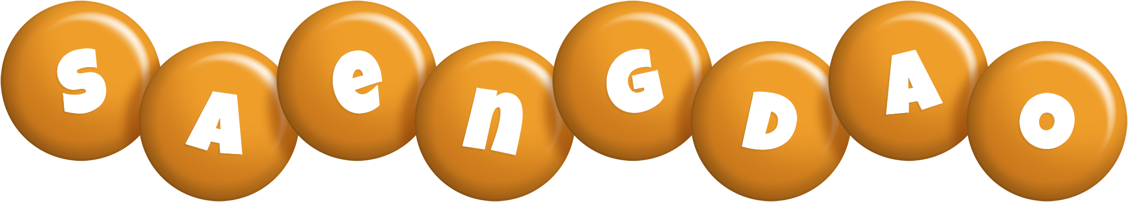 Saengdao candy-orange logo
