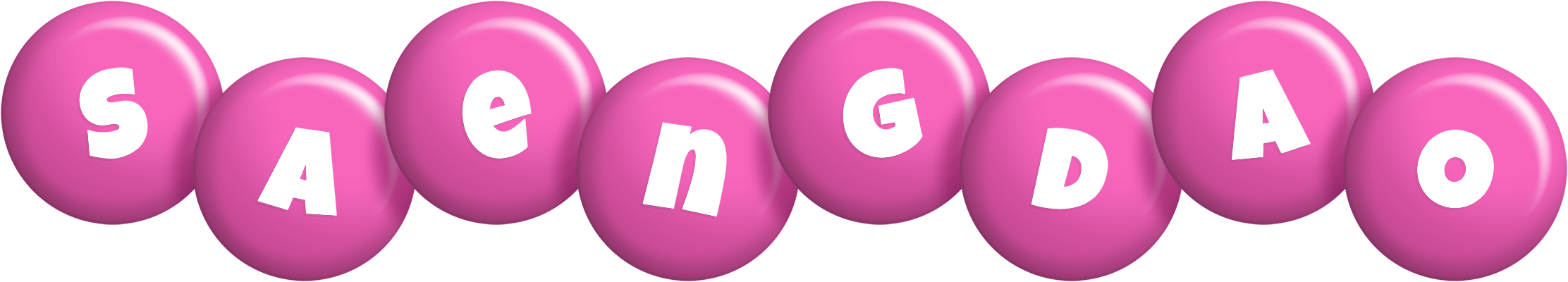 Saengdao candy-pink logo