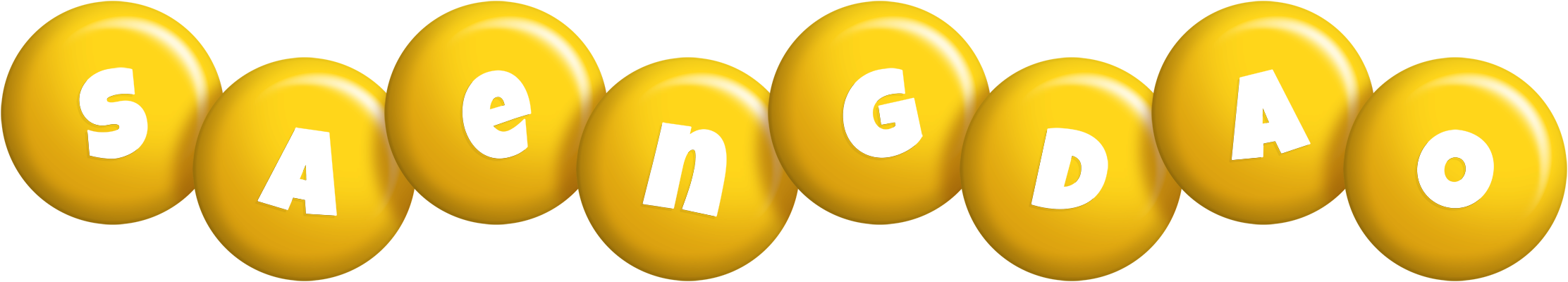 Saengdao candy-yellow logo