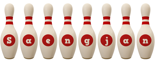 Saengjan bowling-pin logo
