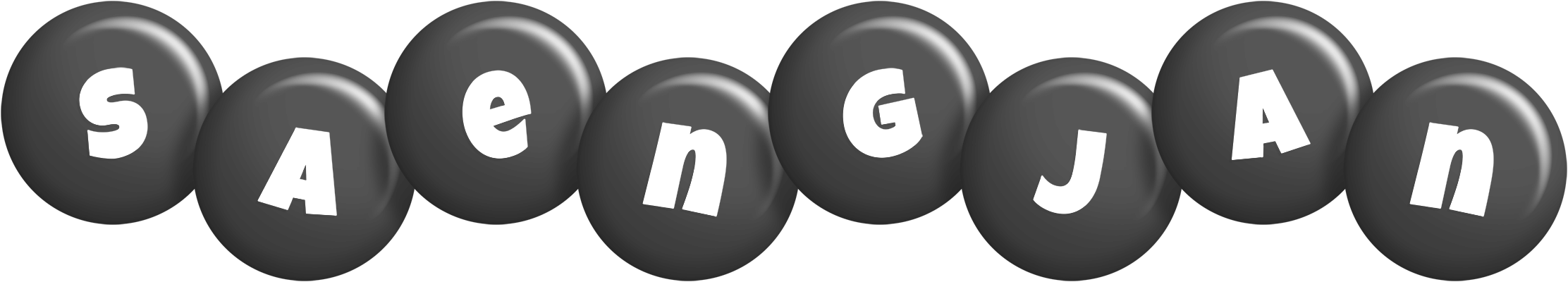 Saengjan candy-black logo