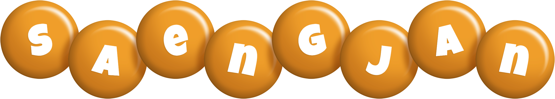 Saengjan candy-orange logo