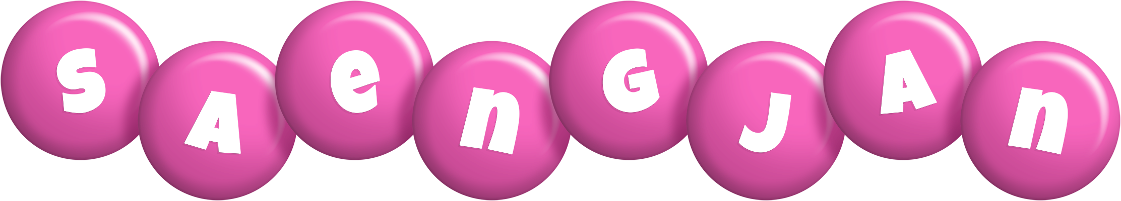 Saengjan candy-pink logo
