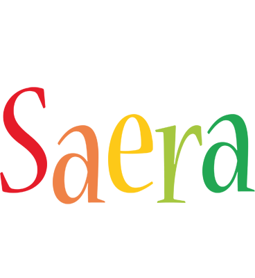 Saera birthday logo