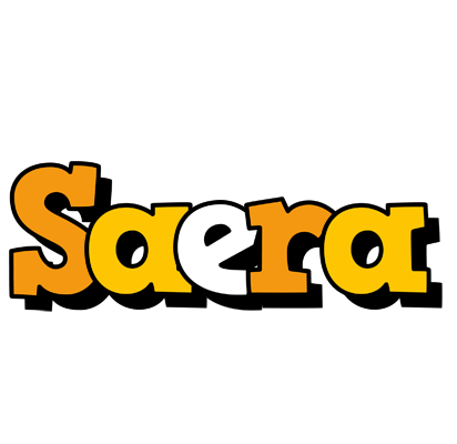 Saera cartoon logo