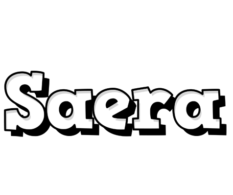 Saera snowing logo