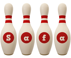Safa bowling-pin logo
