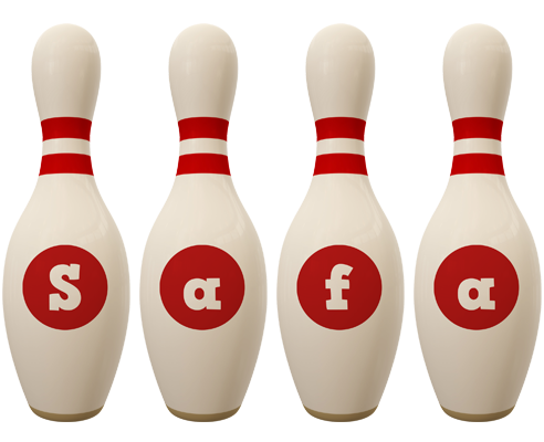 Safa bowling-pin logo