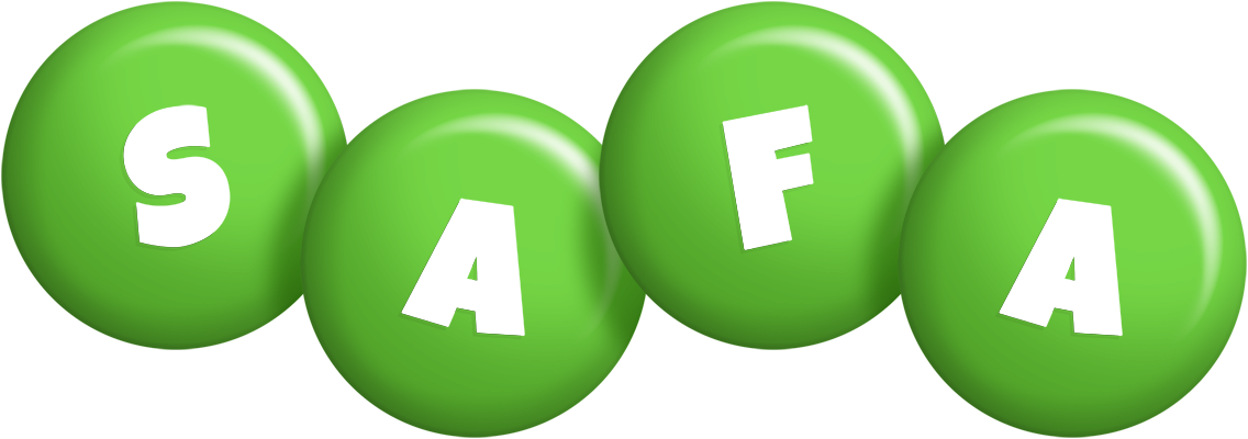 Safa candy-green logo