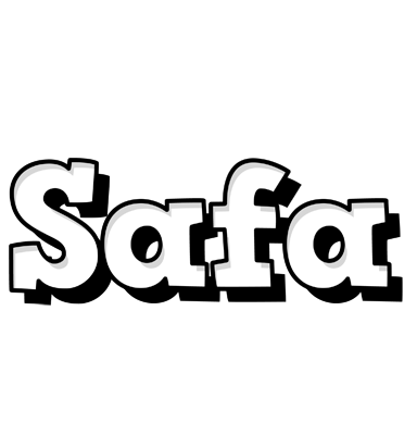 Safa snowing logo