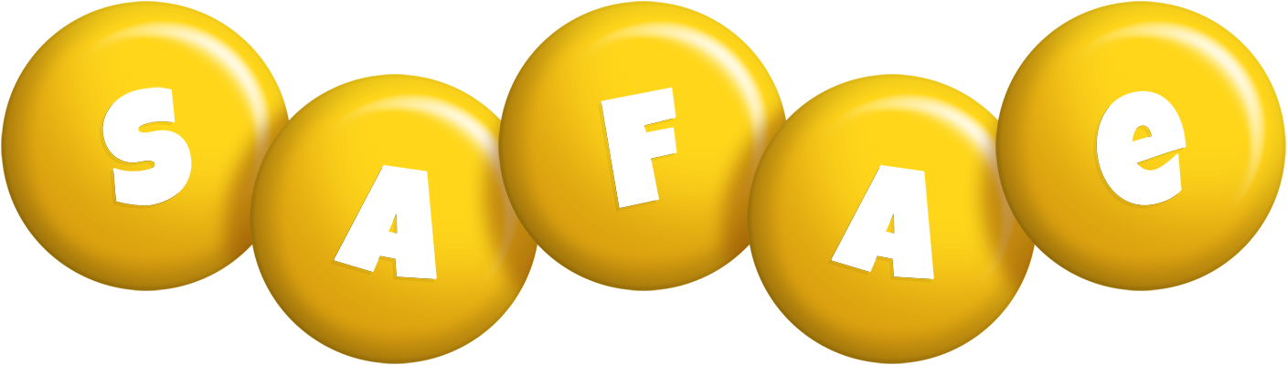 Safae candy-yellow logo