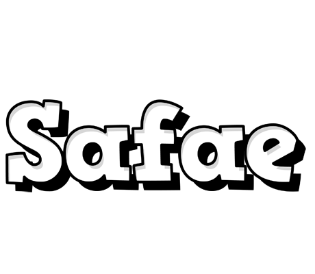 Safae snowing logo