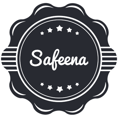 Safeena badge logo