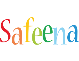 Safeena birthday logo