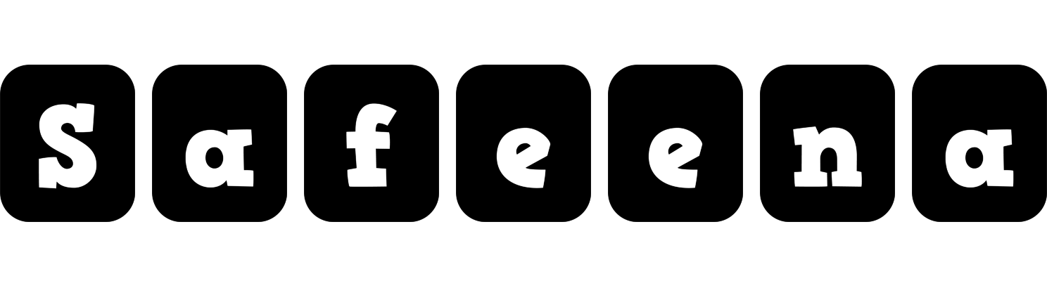 Safeena box logo