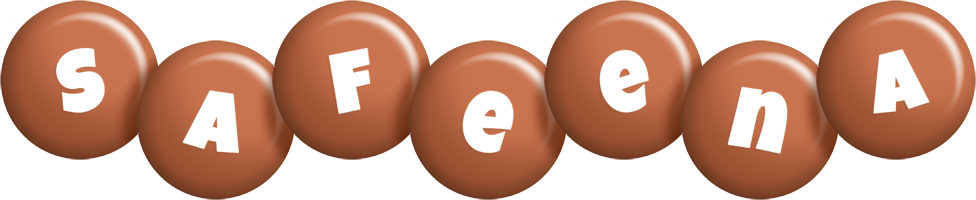 Safeena candy-brown logo