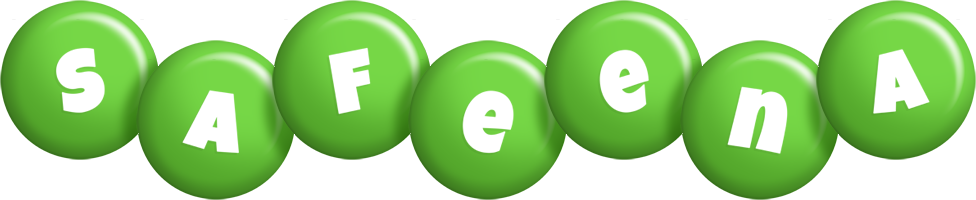 Safeena candy-green logo