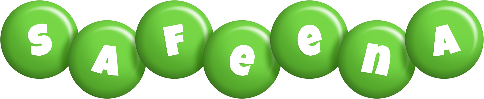 Safeena candy-green logo