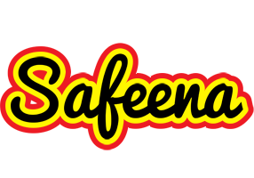 Safeena flaming logo