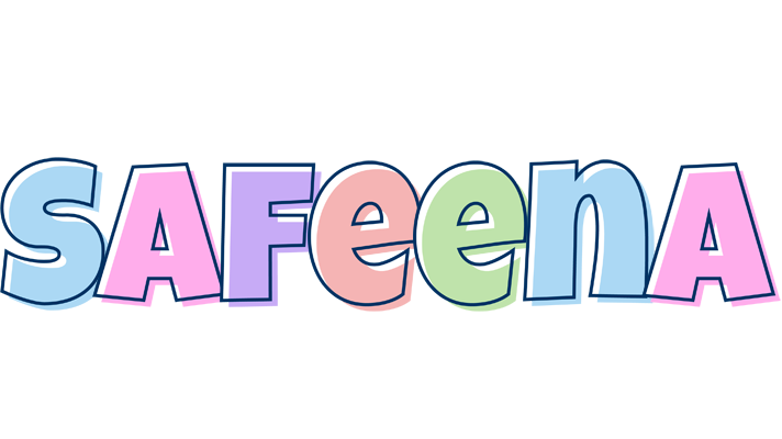 Safeena pastel logo