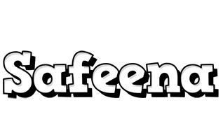 Safeena snowing logo