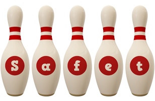 Safet bowling-pin logo