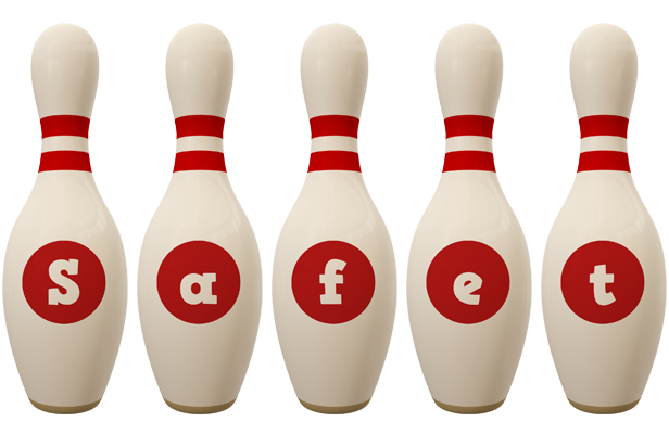 Safet bowling-pin logo