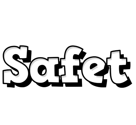 Safet snowing logo