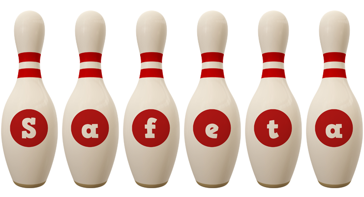 Safeta bowling-pin logo