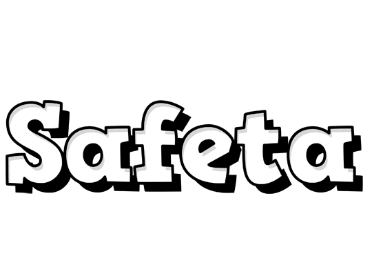 Safeta snowing logo