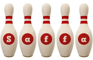 Saffa bowling-pin logo