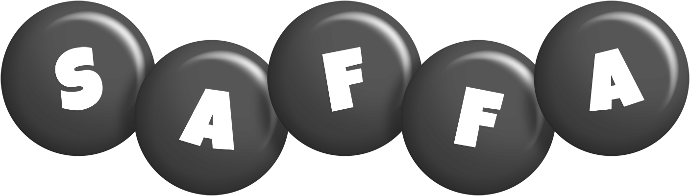Saffa candy-black logo