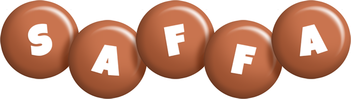 Saffa candy-brown logo