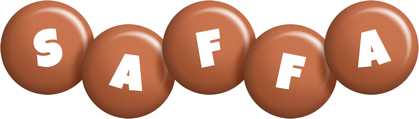 Saffa candy-brown logo