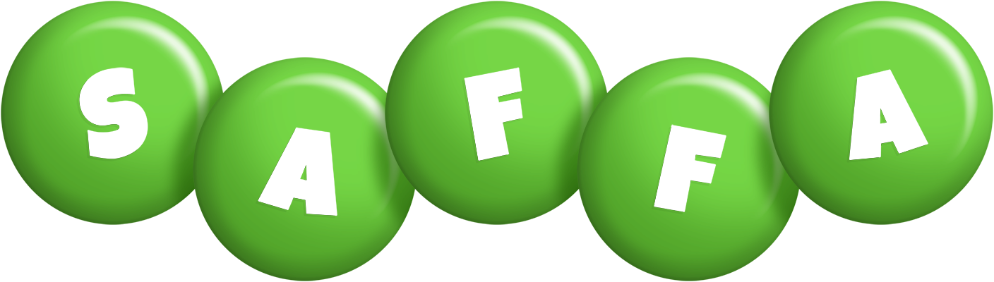 Saffa candy-green logo