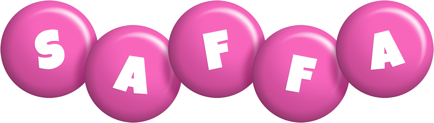 Saffa candy-pink logo