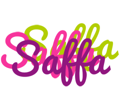 Saffa flowers logo