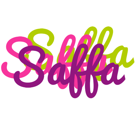 Saffa flowers logo