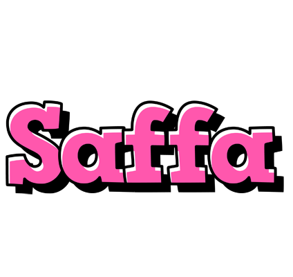 Saffa girlish logo