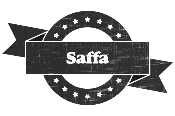 Saffa grunge logo
