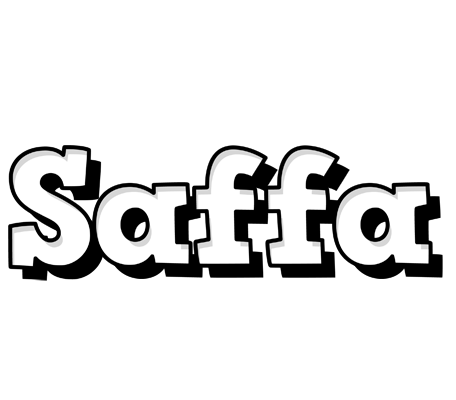 Saffa snowing logo