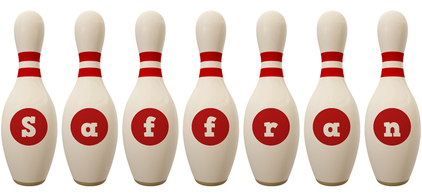 Saffran bowling-pin logo