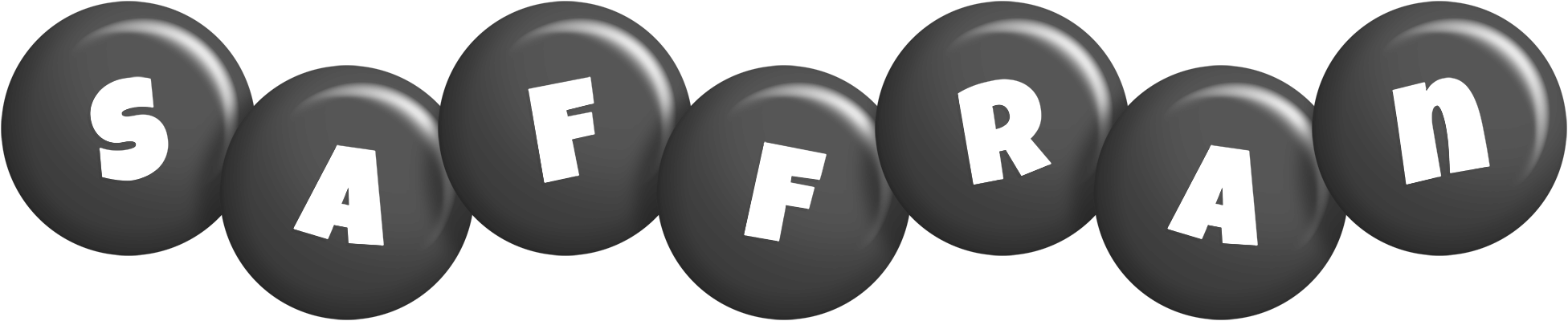 Saffran candy-black logo