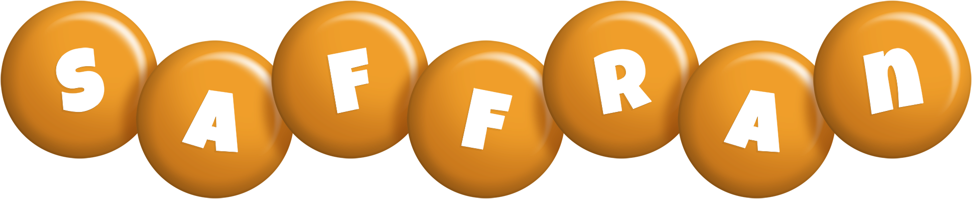 Saffran candy-orange logo