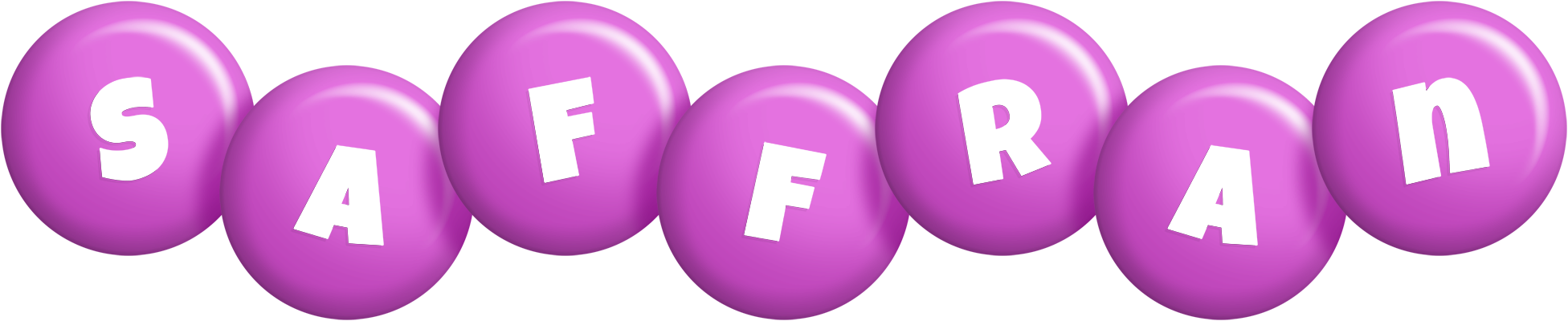 Saffran candy-purple logo