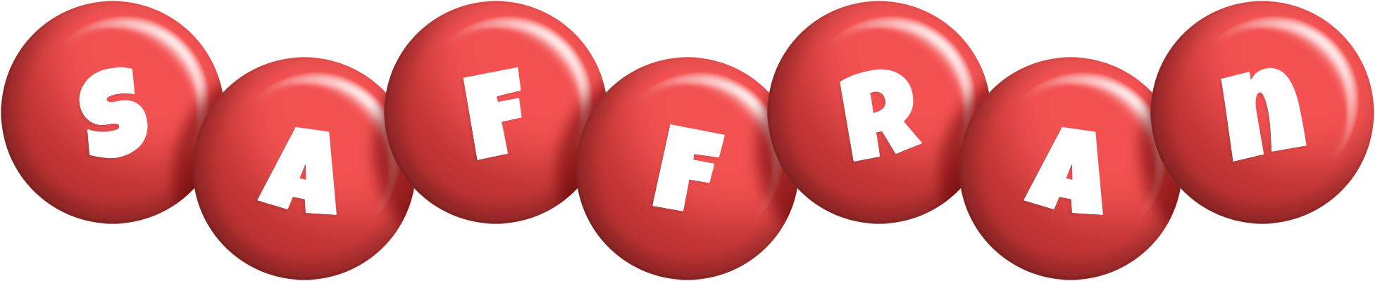 Saffran candy-red logo