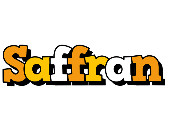 Saffran cartoon logo
