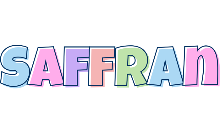 Saffran pastel logo