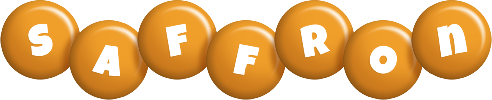 Saffron candy-orange logo